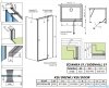 Radaway Torrenta KDJ kabina prysznicowa 90x85 prawa przejrzyste wspornik krzyżowy 133290-01-01R/1330085-01-01